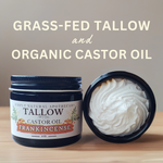 Whipped Tallow with Castor Oil Face Cream-Frankincense