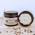 Tallow Face Cream with Black Seed Oil -Grass-fed Whipped Tallow Balm - 2 oz Jar
