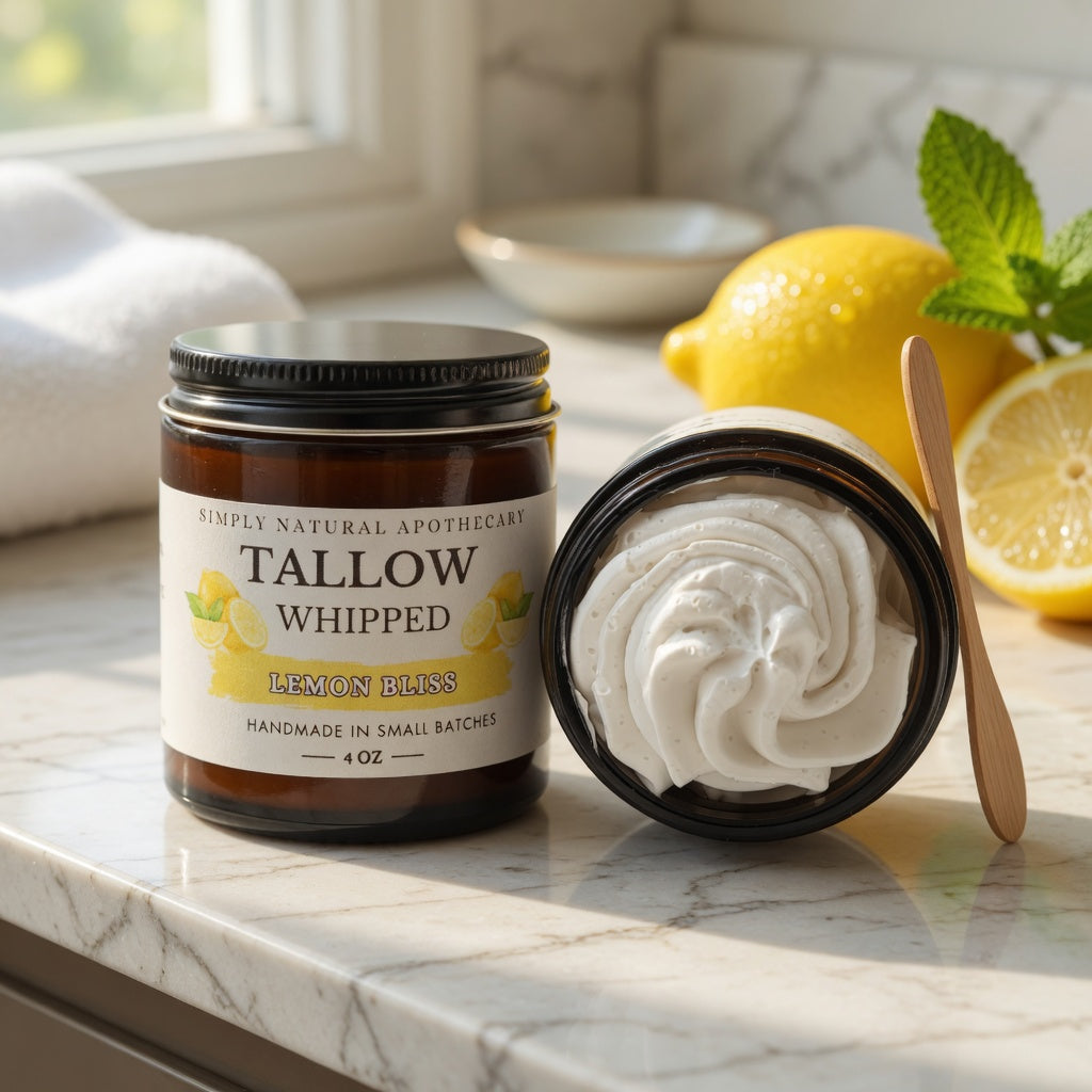 Tallow Face Cream & Body Butter - Lemon Citrus