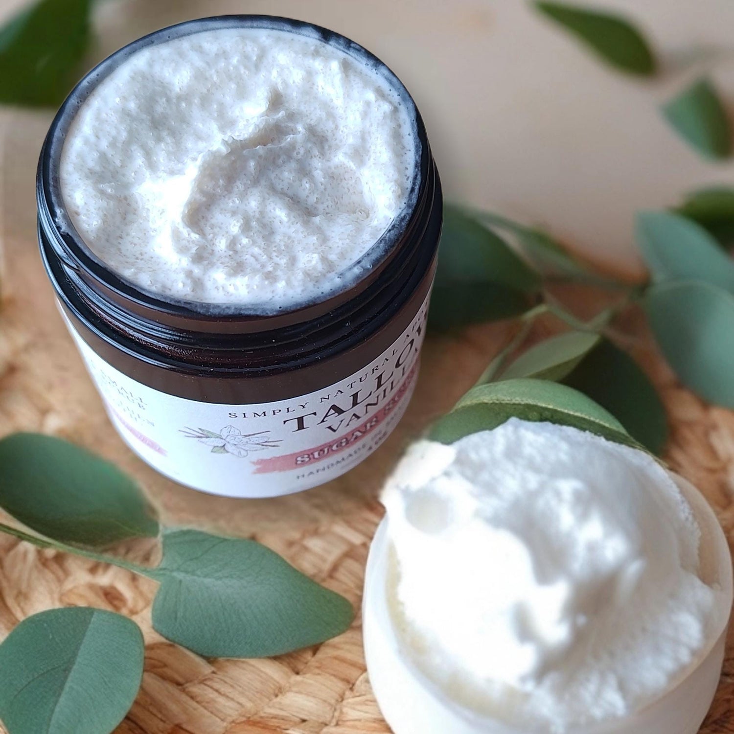 Tallow Sugar Scrub with Jojoba & Vanilla