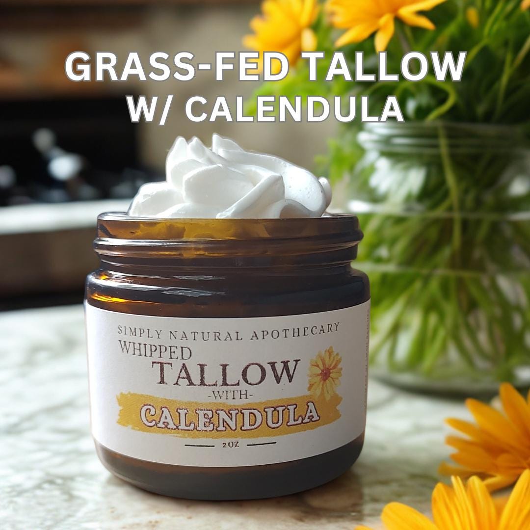 Tallow Face + Body Cream w/ Calendula Infused Oil