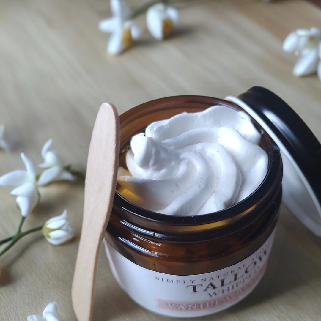 Tallow Face Cream & Body Butter - Vanilla Blossom with Ylang Ylang