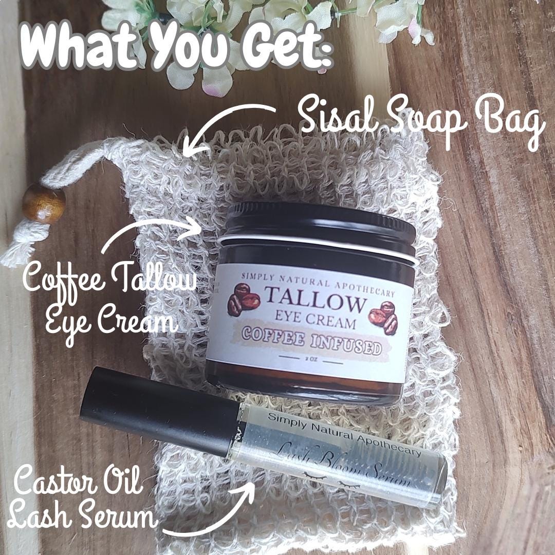 Tallow Coffee Infused Eye Cream & Lash Boost Gift Set