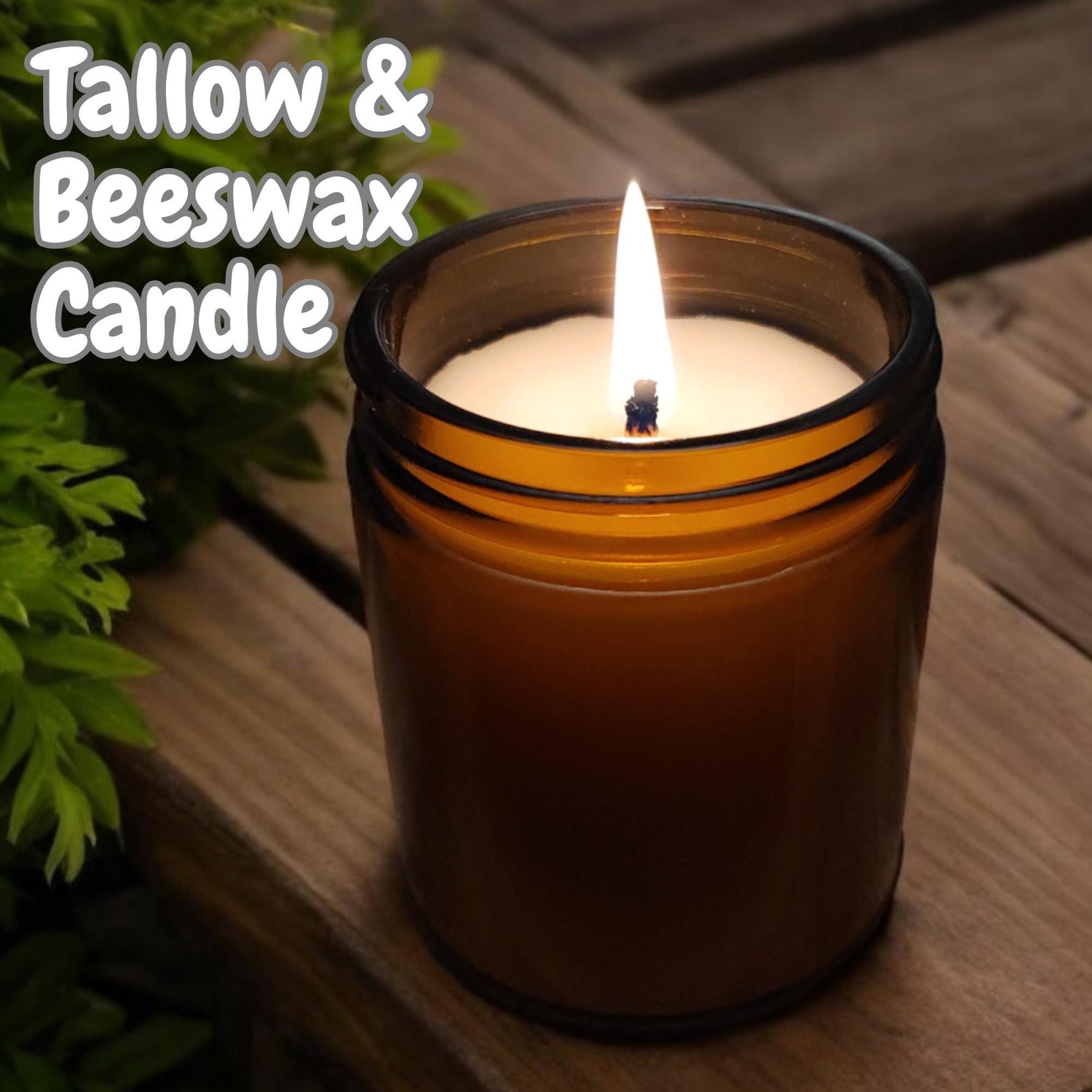 Tallow & Beeswax Candle - Eucalyptus