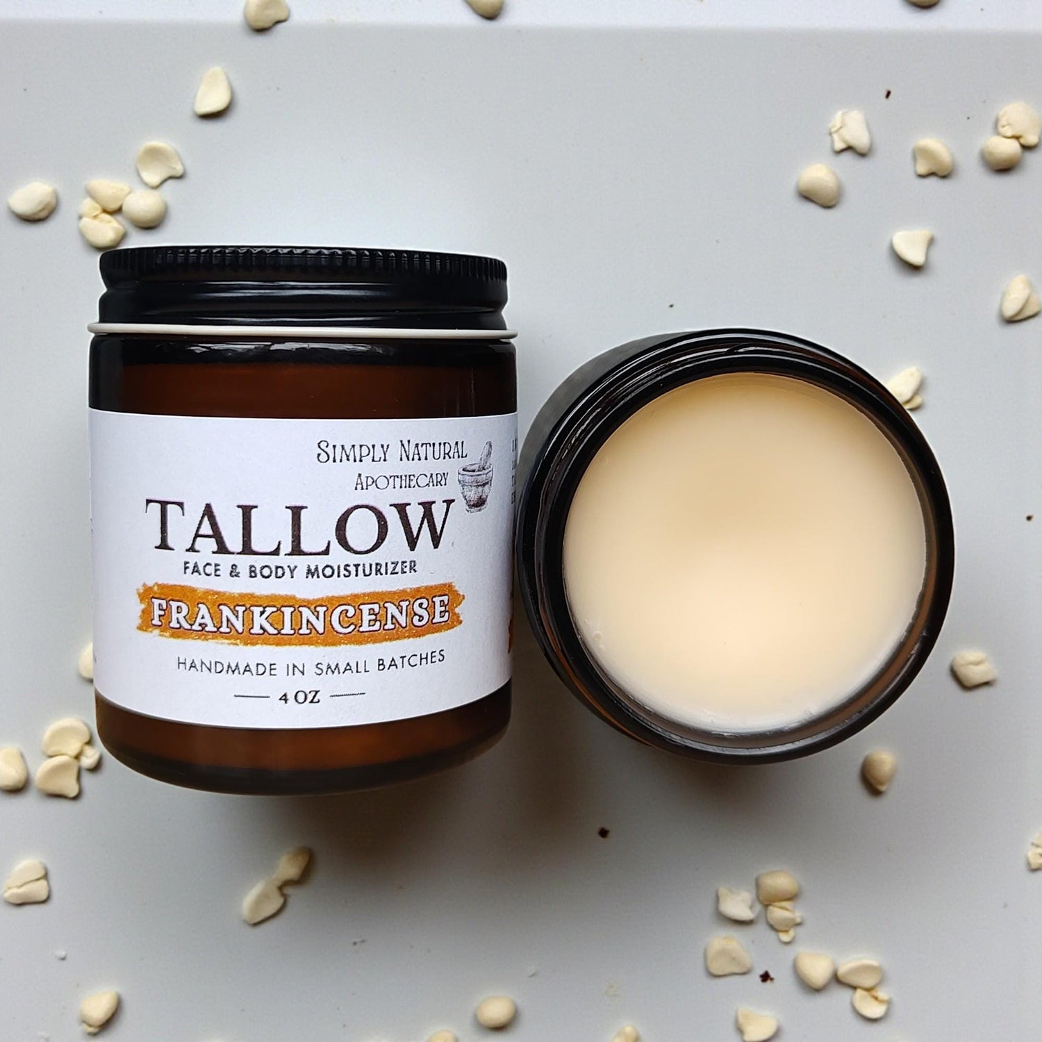 Tallow Face Cream & Body Butter - Hand Poured Balm - Frankincense